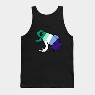 Pixel Gay Man Frog Tank Top